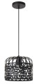 lampa wisząca zwis ażurowy wzorzysty do sypialni jadalni salonu pokoju czarna.jpg