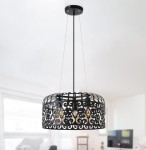 RABALUX STYLOWA LAMPA WISZĄCA ALESSANDRA 2158 BLACK