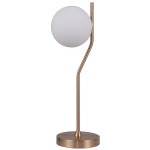 ITALUX NOWOCZESNA LAMPKA NOCNA STOŁOWA CARIMI TB-3300-1-HBR GOLD