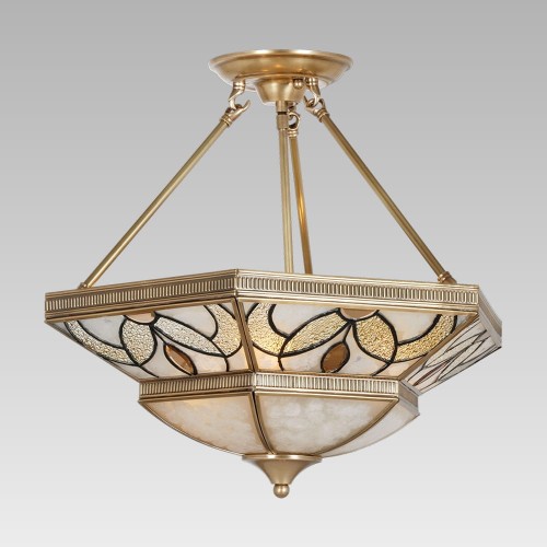orientalna lampa wisząca ampla plafon tiffany do salonu sypialni korytarza ossman patyna.JPG