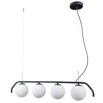 ITALUX NOWOCZESNY ŻYRANDOL CARIMI PND-3300-4-BK BLACK