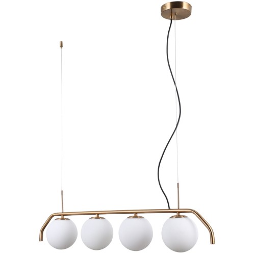 ITALUX NOWOCZESNY ŻYRANDOL CARIMI PND-3300-4-HBR GOLD