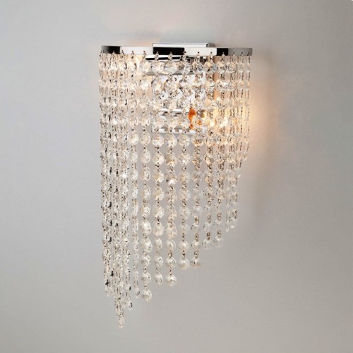 E-STAR STYLOWY KINKIET KRYSZTAŁOWY ROSS 2 CHROM