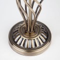 lampa nocna klasyczna z abażurem do sypialni salonu pokoju patyna.jpg