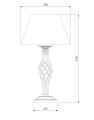 nocna lampa stołowa gabinetowa z abażurem do sypialni salonu pokoju.jpg