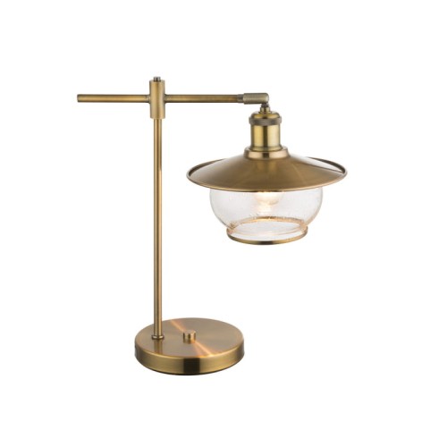 GLOBO INDUSTRIALNA LAMPA STOŁOWA GABINETOWA RETRO FISHERMAN NEVIS 69030T PATYNA