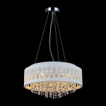 ITALUX STYLOWA LAMPA WISZĄCA ŻYRANDOL Z KRYSZTAŁKAMI DORIS MDM-2582/4W WHITE