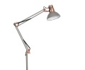 reflektorowa lampa podłogowa do czytania biura salonu sypialnia silver.jpg