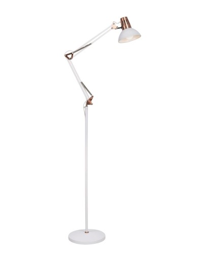 RABALUX PODŁOGOWA LAMPA BIUROWA KREŚLARSKA GARETH 4525 WHITE