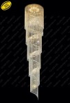 LPS GLASS ŻYRANDOL KRYSZTAŁOWY KASKADA L15 512/24/3 GOLD