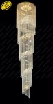 LPS GLASS ŻYRANDOL KRYSZTAŁOWY KASKADA L15 512/36/3 GOLD