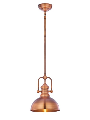 JUPITER LOFTOWA INDUSTRIALNA LAMPA WISZĄCA LOFT PLATINO PT 1MI MIEDŹ
