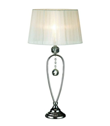 MARKSLOJD STYLOWA LAMPA NOCNA STOŁOWA Z KRYSZTAŁAMI CHRISTINEHOF CHROM/BRILLIANT