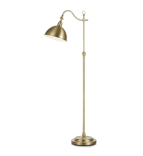 industrialna lampa podłogowa retro do sypialni salonu biura gabinetu patyna antyczny mosiądz.jpg