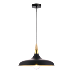 LUXERA LAMPA WISZĄCA ZWIS TRIER 46308 BLACK MATT