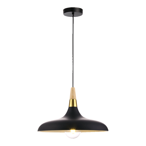 LUXERA LAMPA WISZĄCA ZWIS TRIER 46308 BLACK MATT