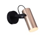 RABALUX NOWOCZESNY KINKIET SPOT REFLEKTOR LED RAVEN 6428 BLACK/GOLD