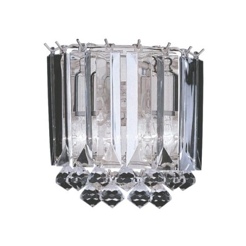 S-LIGHT NOWOCZESNY KINKIET KRYSZTAŁ ACRYLIC SIGNA 67-11-2 CHROM/CLEAR