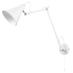 S-LIGHT PRZEGUBOWY KINKIET REFLEKTOROWY Z WYŁĄCZNIKIEM 74-03 WHITE/CHROM