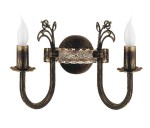 JUPITER KLASYCZNY KINKIET ŚWIECZNIKOWY KORONA KOK-2 ANTIQUE