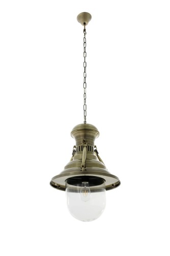 SINUS INDUSTRIALNA LAMPA WISZĄCA LOFT FISHERMAN LANTERN PATYNA