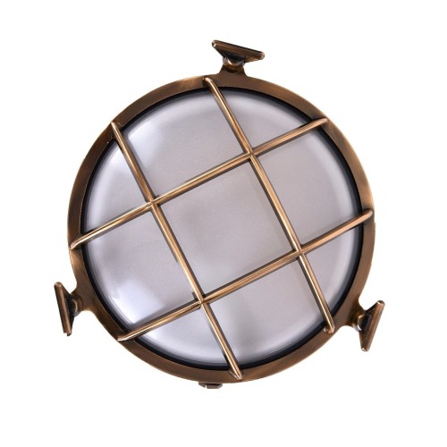 IL MIO INDUSTRIALNY KINKIET PLAFON LOFT MARYNISTYCZNY IP65 MOSIĄDZ ANTYCZNY