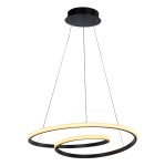 ITALUX NOWOCZESNA LAMPA WISZĄCA LED CAPITA 54W MD17011011-1A BL BLACK