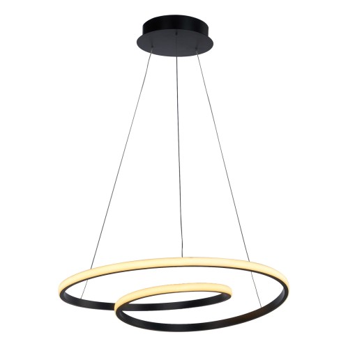 ITALUX NOWOCZESNA LAMPA WISZĄCA LED CAPITA 54W MD17011011-1A BL BLACK