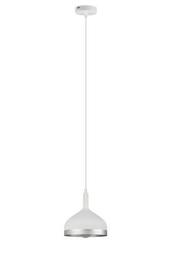 RABALUX LAMPA WISZĄCA ZWIESZAKOWA KEVIN 2709 WHITE/SILVER