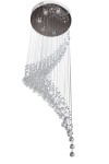 SINUS ŻYRANDOL PLAFON KRYSZTAŁOWY KURTYNA VICTORIA MEDIUM CHROM