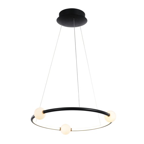  ITALUX NOWOCZESNA LAMPA WISZĄCA ŻYRANDOL LED LOZANNA PND-20112035-1A-BL BLACK