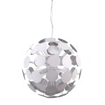 ITALUX NOWOCZESNA LAMPA WISZĄCA MAILONE AD20180/6 WHITE+SILVER