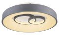 lampa led na pilota plafon do kuchni salonu biura łazienki szary.jpg