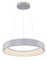 nowoczesna lampa żyrandol led na pilota do biura jadalni kuchni salonu szara.jpg