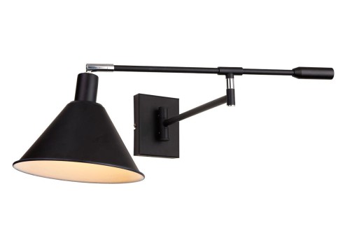 ITALUX NOWOCZESNY KINKIET PRZEGUBOWY TRINITY MB-40271-IT BL BLACK