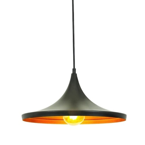 IL MIO INDUSTRIALNA LAMPA WISZĄCA LOFT ZWIS 1A MODERNA CZARNO ZŁOTA
