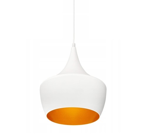 IL MIO INDUSTRIALNA LAMPA WISZĄCA LOFT ZWIS 1B MODERNA BIAŁO ZŁOTA