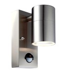 GLOBO KINKIET ELEWACYJNY LED STYLE Z CZUJNIKIEM 3201SL IP44 INOX SENSOR