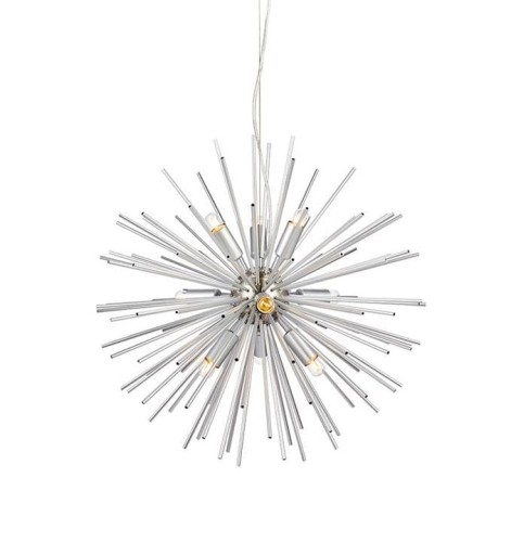 MARKSLOJD NOWOCZESNY ŻYRANDOL SOLEIL 9L 108049 SILVER