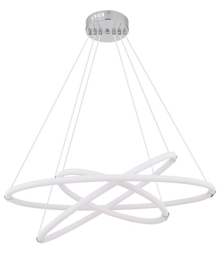 GLOBO NOWOCZESNY ŻYRANDOL LED EPI 65001H2 WHITE/CHROM