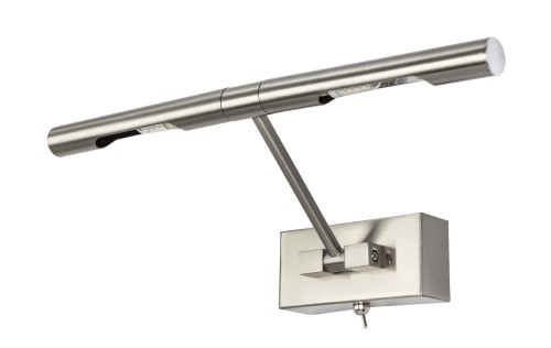 GLOBO KINKIET GALERIA LED DO OBRAZÓW Z WYŁĄCZNIKIEM 7830L SATYNA