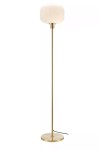 MARKSLOJD STYLOWA LAMPA PODŁOGOWA SOBER 108054 BRUSHED BRASS/BIAŁY
