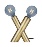 MARKSLOJD NOWOCZESNA LAMPA STOŁOWA GABINETOWA SIMUL 108053 ANTIQUE BRASS