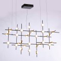 nowoczesna designerska lampa wisząca system led do salonu apartamentu sali hotelu dworku black gold provenza.jpg