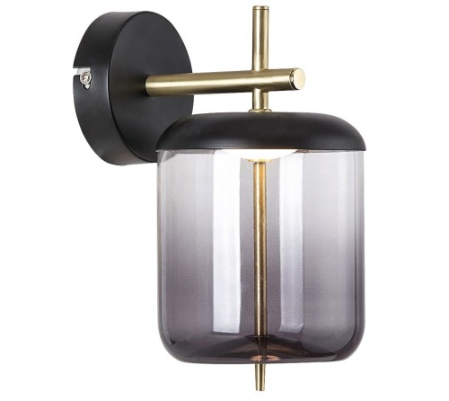 RABALUX NOWOCZESNY KINKIET LED DELICE 5025 BLACK/GOLD