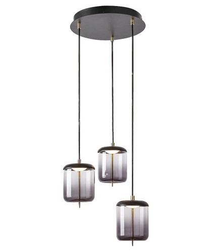 RABALUX NOWOCZESNA LAMPA WISZĄCA LED DELICE 5027 BLACK/GOLD