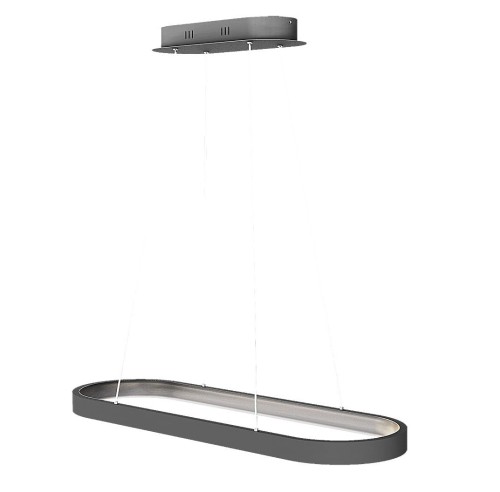 RABALUX NOWOCZESNA LAMPA WISZĄCA ŻYRANDOL LED 6679 ATHOS GREY