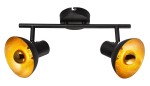 GLOBO INDUSTRIALNA LISTWA SPOT 2-REFLEKTOROWY LOTTE 54001-2 BLACK/GOLD