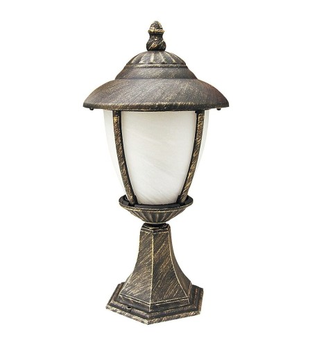 RABALUX STYLOWY SŁUPEK ZEWNĘTRZNY OGRODOWY IP43 8478 MADRID ZŁOTY ANTYCZNY