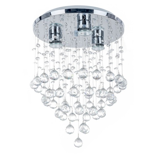 ITALUX NOWOCZESNY PLAFON KRYSZTAŁOWY BLAST PL.7153/3P CHROM